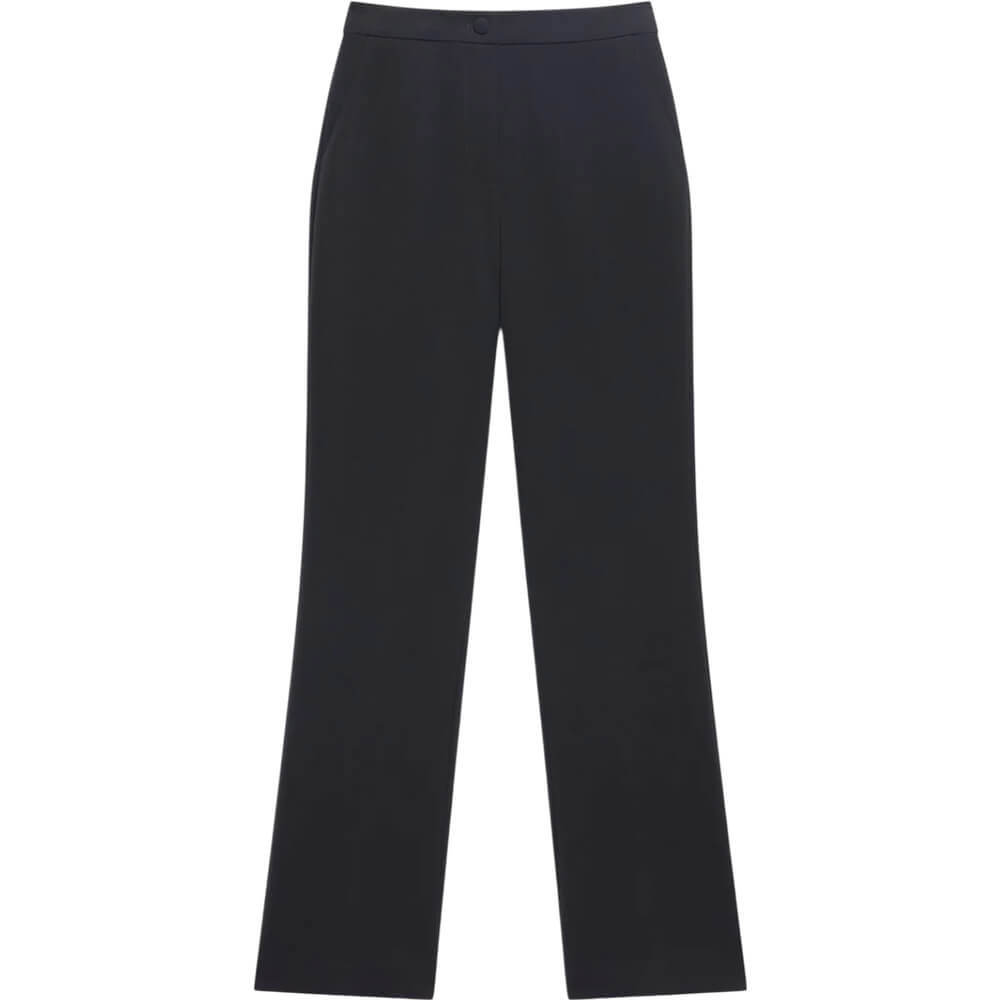 Mint Velvet Black Flare Trousers